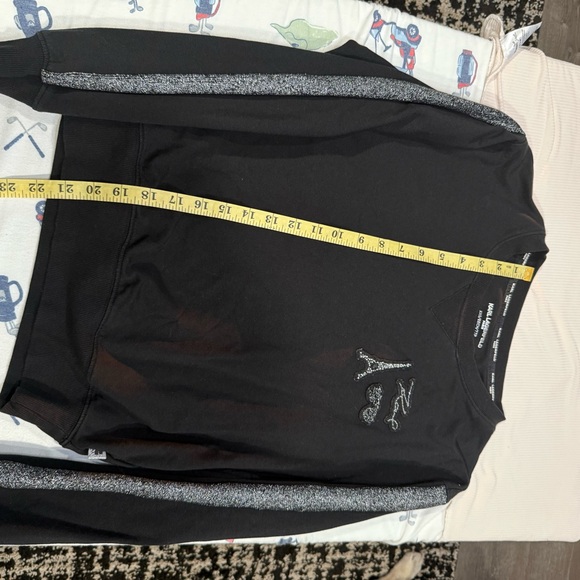 Karl Lagerfeld Black Sweater with Silver Details - Picture 6 of 6